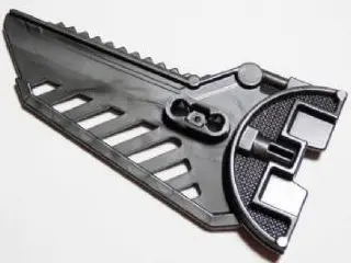 Pearl Dark Gray Hero Factory Shield with Half 'H'