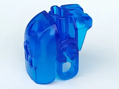 Trans-Dark Blue Hero Factory Head with Handle