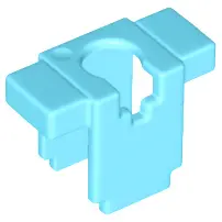 Medium Azure Minifigure Armor Breastplate Rectangular (Minecraft)