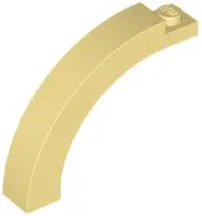 Arch 1 x 5 x 3 1/3 Curved Top