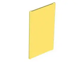 Bright Light Yellow Glass for Window 1 x 4 x 6