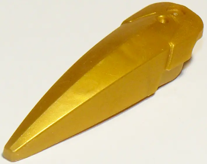 Pearl Gold Hero Factory Weapon, Claw Wide Curved