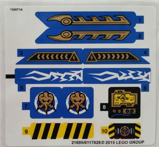 Sticker Sheet for Set 70731 - (21695/6117828)