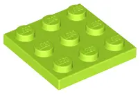 Lime Plate 3 x 3