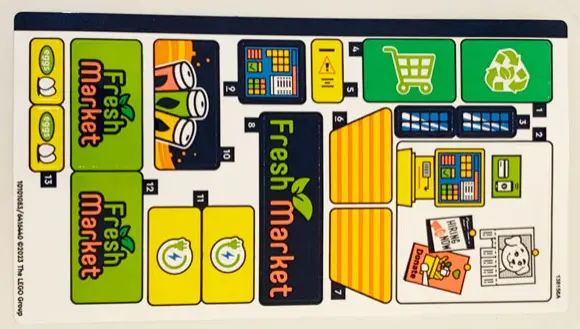 Sticker Sheet for Set 41729 - (10101083/6416440)