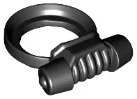 Black Minifigure Breathing Apparatus, Scuba Regulator