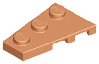 Nougat Wedge, Plate 3 x 2 Left