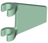 Sand Green Flag 2 x 2 Trapezoid