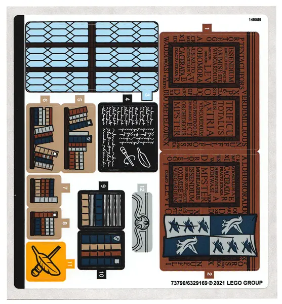 Sticker Sheet for Set 76385 - (73790/6329169)