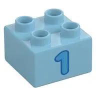 DUPLO BRICK 2X2 "NO. 27"