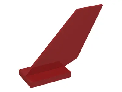 Dark Red Tail Shuttle