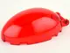 Trans-Red Windscreen 6 x 4 x 2 Bubble Canopy with Bar Handle