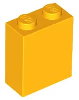 Bright Light Orange Brick 1 x 2 x 2 with Inside Stud Holder