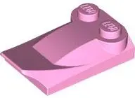 Pink Slope, Curved 3 x 2 x 2/3 with 2 Studs, Wing End