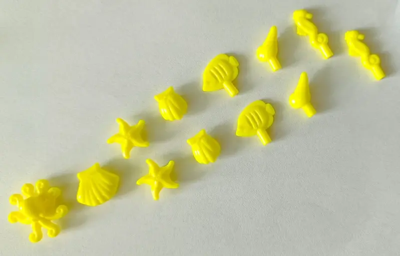 Yellow Friends Accessories, Marine Life, 12 in Bag (Multipack)