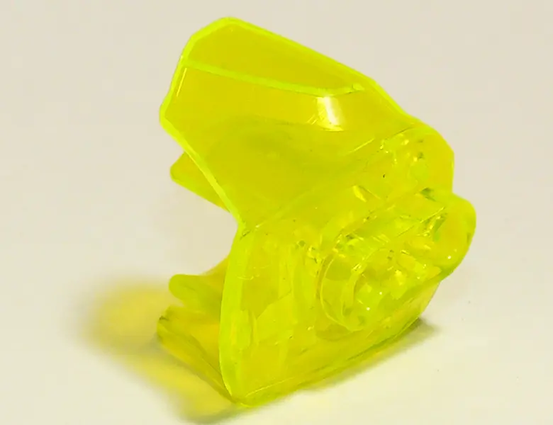 Trans-Neon Green Hero Factory Armor with Ball Joint Socket - Size 3