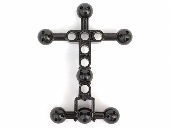 Black Hero Factory Torso, Small with 7 Ball Joint