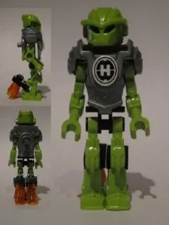 Hero Factory Mini - Breez - Flat Silver Armor with Rocket Jets