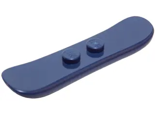 Dark Blue Minifigure, Utensil Snowboard Small