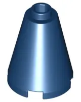 Dark Blue Cone 2 x 2 x 2 - Open Stud