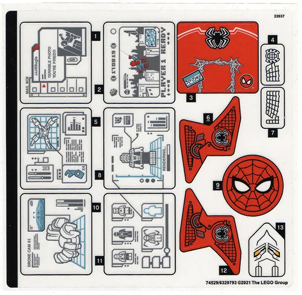 Sticker Sheet for Set 76175 - (74529/6329793)