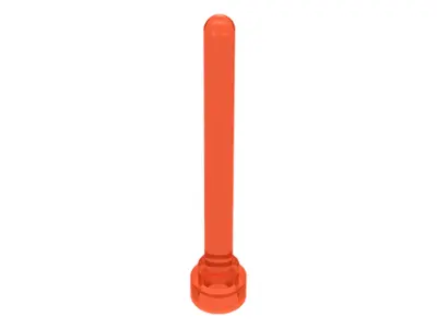 Trans-Neon Orange Antenna 4H - Round Top