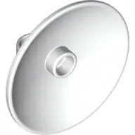 White Duplo Dish 3 x 3 Inverted (Radar)