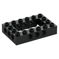 BRICK 4X6, W/ 4.85 HOLE, CUT OUT