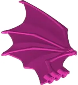 Pink Dragon Wing 19 x 11 with Bar Handle and 3 Pin Holes