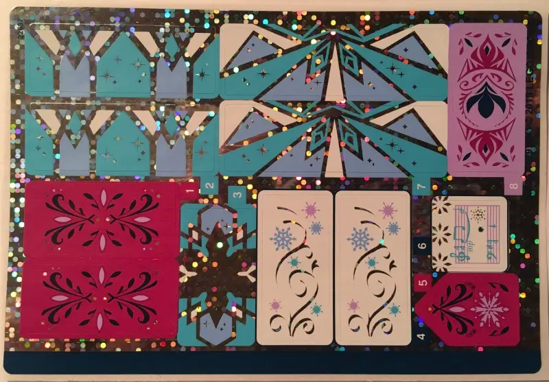 Sticker Sheet for Set 43172, Holographic Mirrored - (67276/6295341)