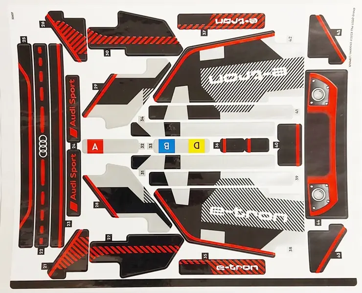 Sticker Sheet for Set 42160, Sheet 2 - (10104827/6453063)