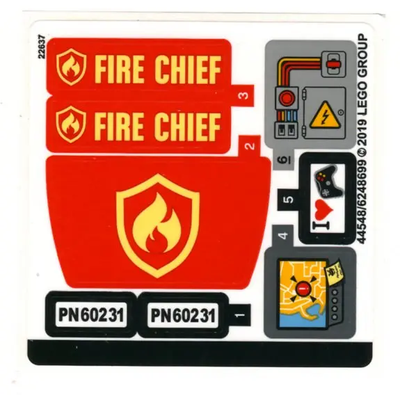 Sticker Sheet for Set 60231 - (44548/6248699)