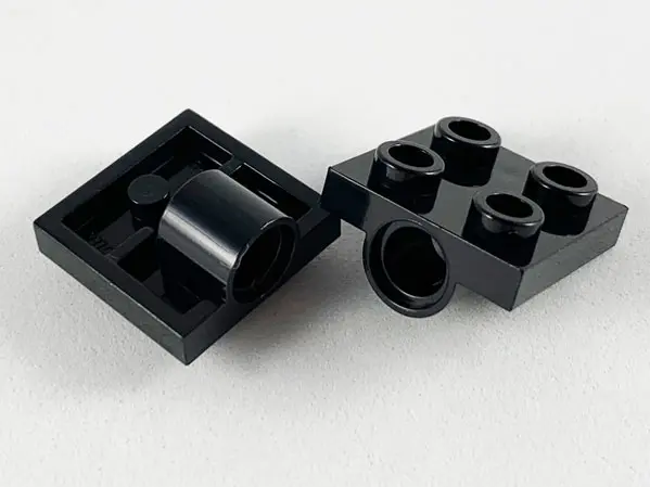 Black Plate, Modified 2 x 2 with Pin Hole
