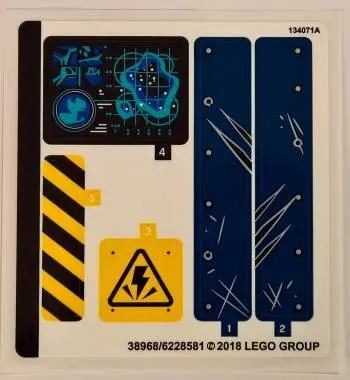 Sticker Sheet for Set 75931 - (38968/6228581)