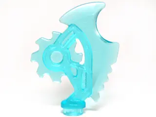Trans-Light Blue Minifigure, Weapon Techno-Blade
