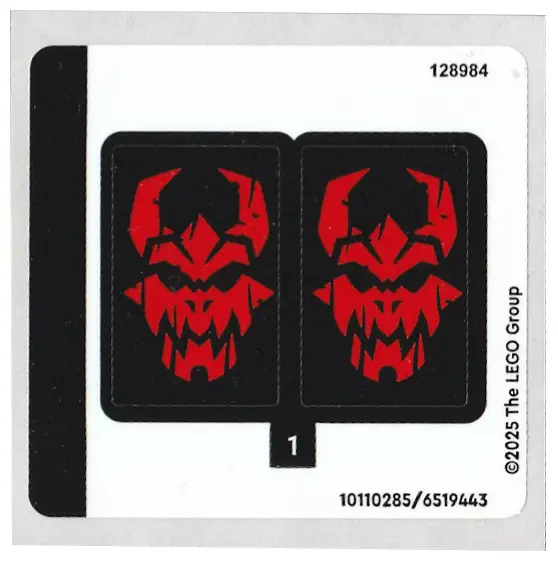 Sticker Sheet for Set 71841 - (10110285/6519443)