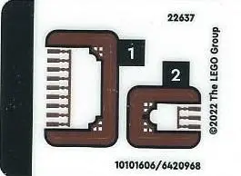 Sticker Sheet for Set 40654, Sheet 2 - (10101606/6420968)