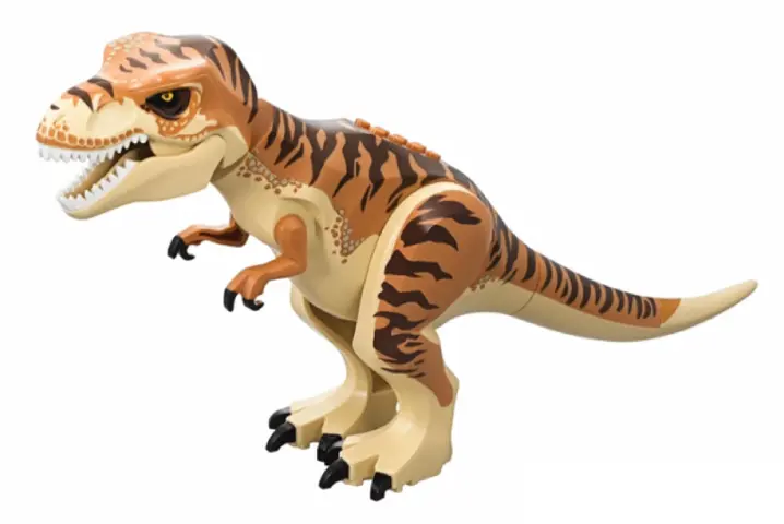 Tan Dinosaur Tyrannosaurus rex with Medium Nougat Back