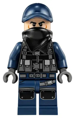 ACU Guard - Male, Dark Blue Cap, Light Nougat Head, Black Bandana