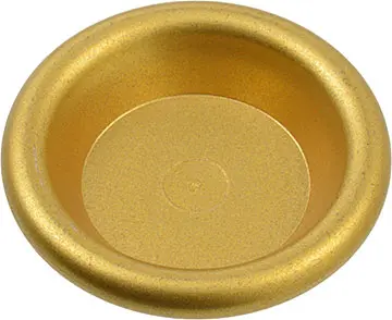 Metallic Gold Minifigure, Utensil Dish 3 x 3