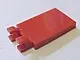 Red Tile, Modified 2 x 3 with 2 U Clips
