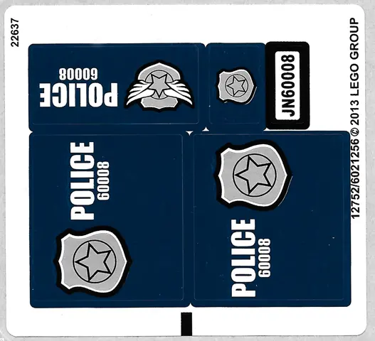 Sticker Sheet for Set 60008 - Sheet 1 (12752/6021256)