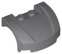 Dark Bluish Gray Vehicle, Mudguard 3 x 4 x 1 2/3 Curved Front