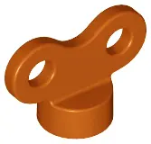 Dark Orange Minifigure, Utensil Toy Winder Key