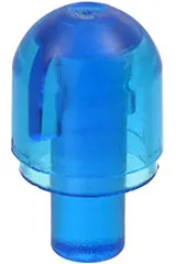 Trans-Dark Blue Bar with Light Bulb Cover (Bionicle Barraki Eye)