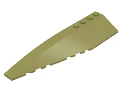 Olive Green Wedge 12 x 3 Left