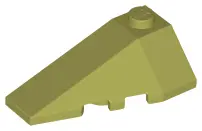 Olive Green Wedge 4 x 2 Triple Left