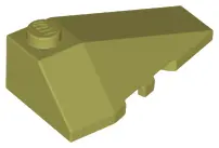 Olive Green Wedge 4 x 2 Triple Right