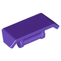Dark Purple Vehicle, Spoiler with Bar Handle