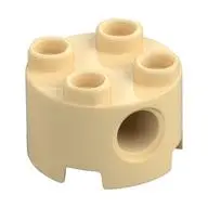 BRICK 2X2 ROUND WITH HOLE Ø4,85